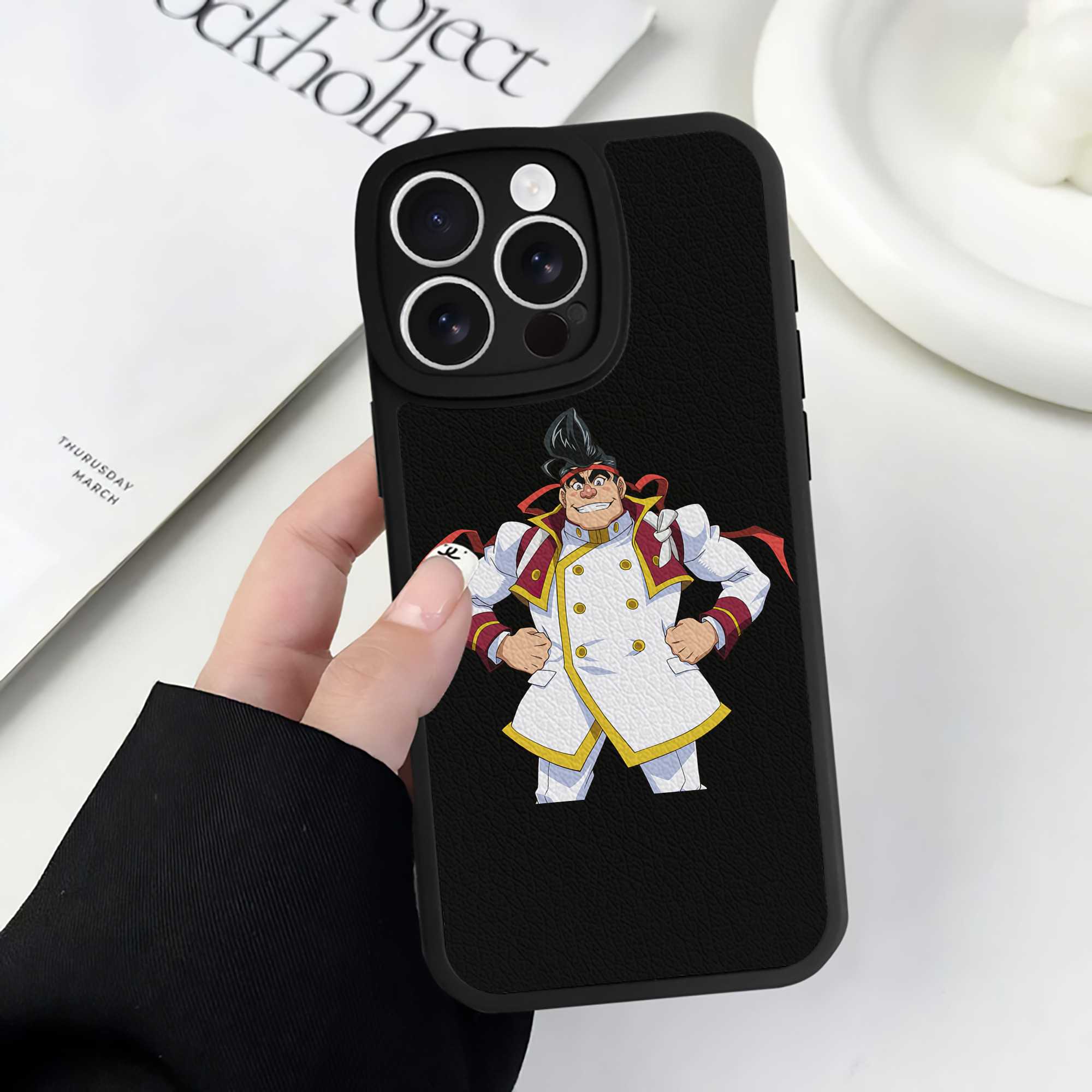遊☆戯☆王 Yu-Gi-Oh! 【iPhone 16シリーズ対応】シリコンスマホケース（レザー調） 材質：シリコン